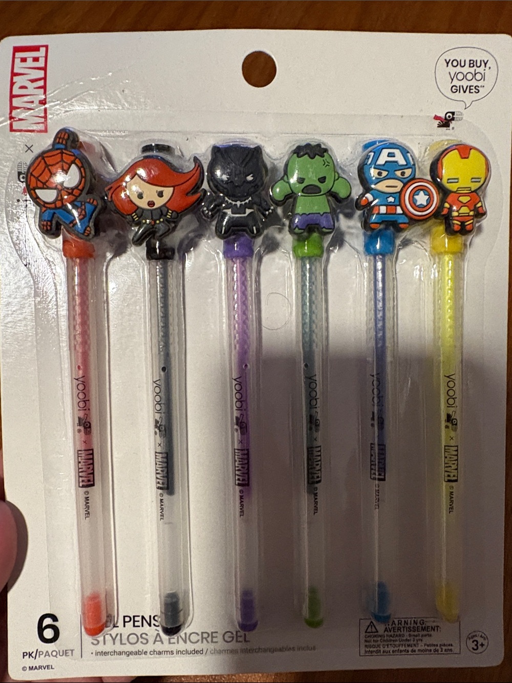 Yoobi x Marvel Gel Pens Pack